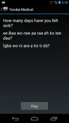 Yoruba Medical android App screenshot 6